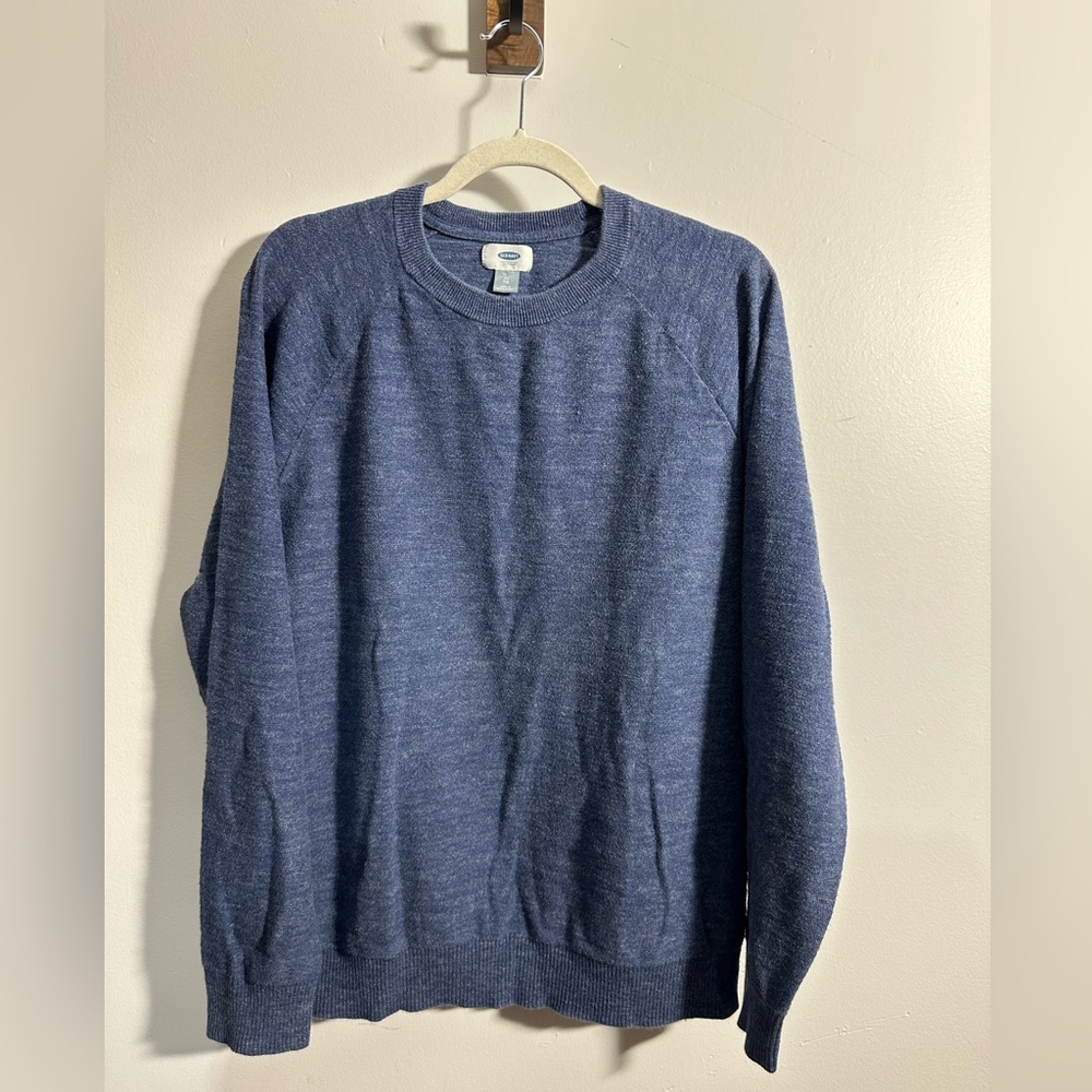 Old Navy Women’s XL‎ Crew Neck Blue Pull Over Sweater | SKU 0629